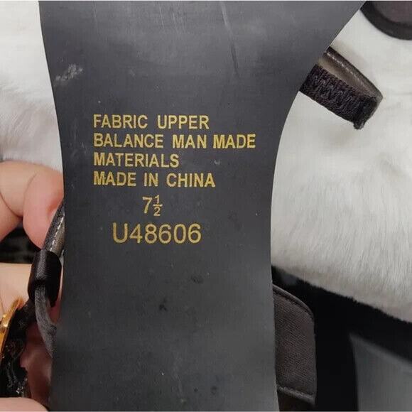 Unlisted Y2K Square Toe Strappy kitten heel Sandals Sz 7.5 - Picture 7 of 8